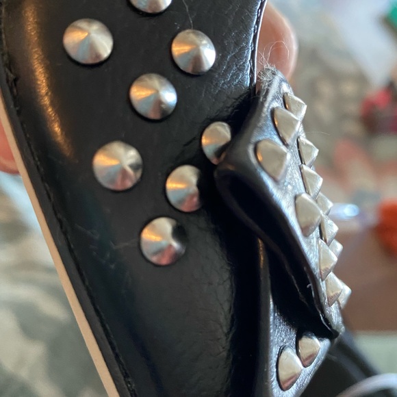 Not for sale Beautiful soft luxurious leather studded heels - Picture 5 of 13